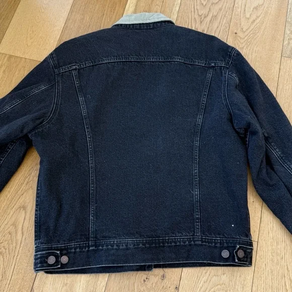 Vintage Lee Storm Rider Blanket Lined Denim Jacket Menās Medium - Picture 9 of 13